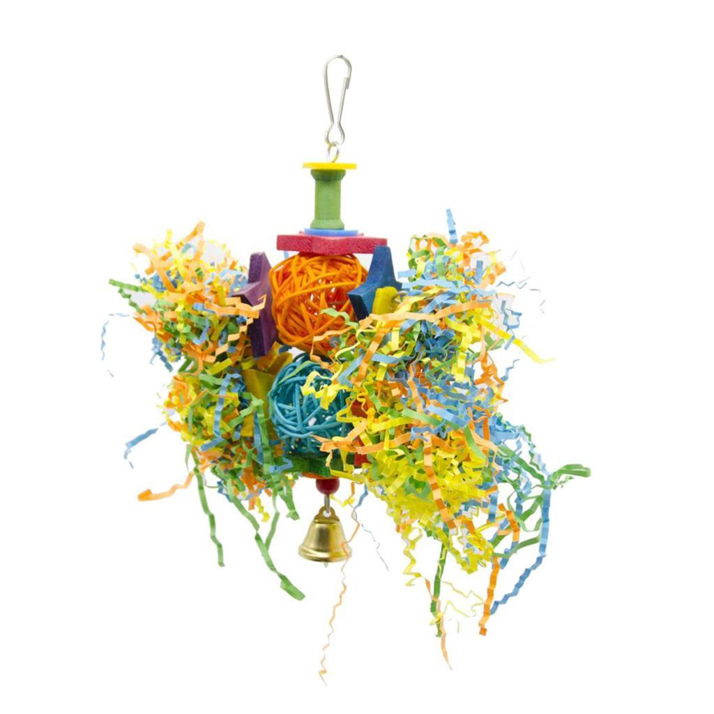 Bird Chewing Toys Foraging Hanging Toy For Small Medium Large Birds Parrot S