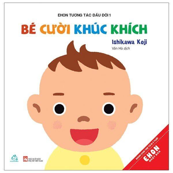 Sách - Combo 3 Cuốn: Ehon Tương Tác Đầu Đời (Bé Cười Khúc Khích + Bé Vẫy Tay Chào + Bé Bế Bé Bồng)