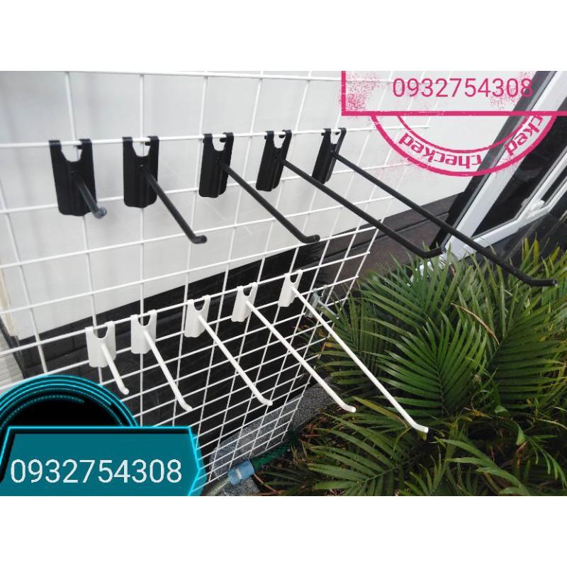 Combo móc 12cm sơn đen và rổ lưới