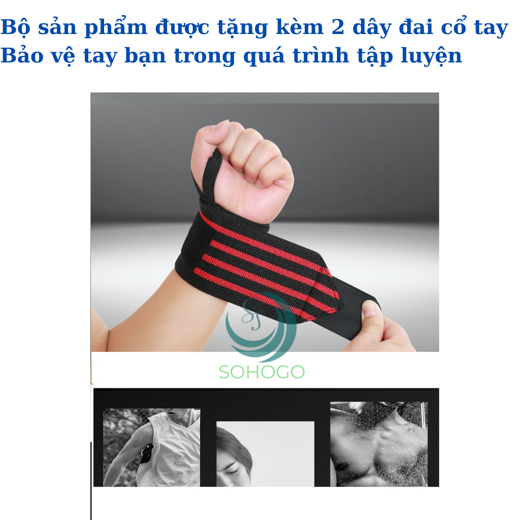 Dây Đàn Hồi Tập Gym 11 Món Tặng Kèm 2 Dây Đai Cổ Tay-Dây Cao Su Kháng Lực Cao Cấp Đa Năng Tập Gym