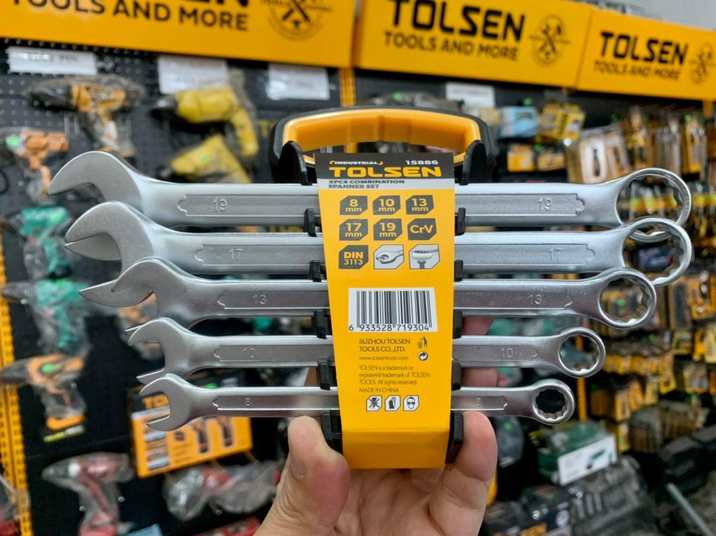 BỘ 5 CỜ LÊ VÒNG MIỆNG TOLSEN 15886 - HÀNG CHÍNH HÃNG