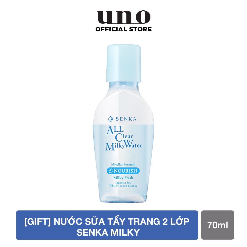 [GIFT] Nước Sữa Tẩy Trang 2 lớp SENKA A.L.L. CLEAR MILKY WATER 70ML