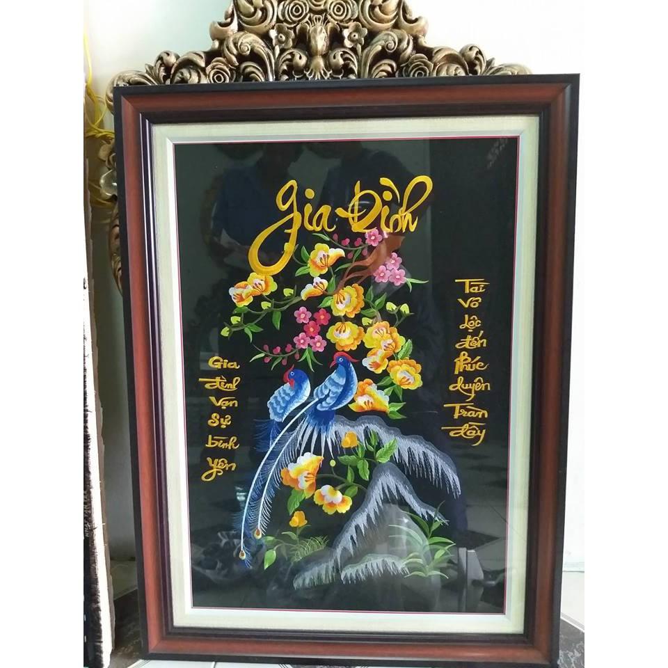 Tranh thêu cao cấp Gia Đình