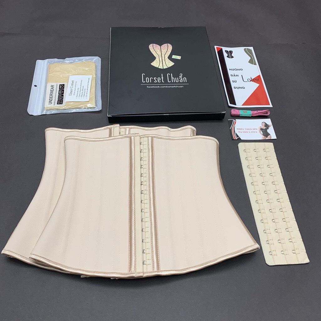 Đai nịt bụng latex Hy Lạp 25 xương-Gen nịt bụng lưng thẳng eo thon-Đai định hình latex
