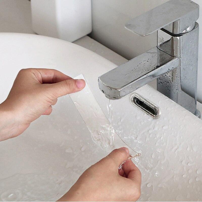 2020 Transparent Velcro Nano Tape Washable and Reusable Double-sided Adhesive Adhesive Universal Hook Tape for Furniture
