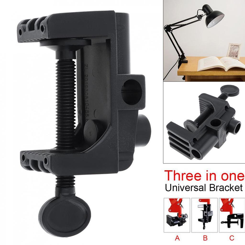 4xPlastic Desk Mount Clamp Replace for Lamp Mic Arm Stand