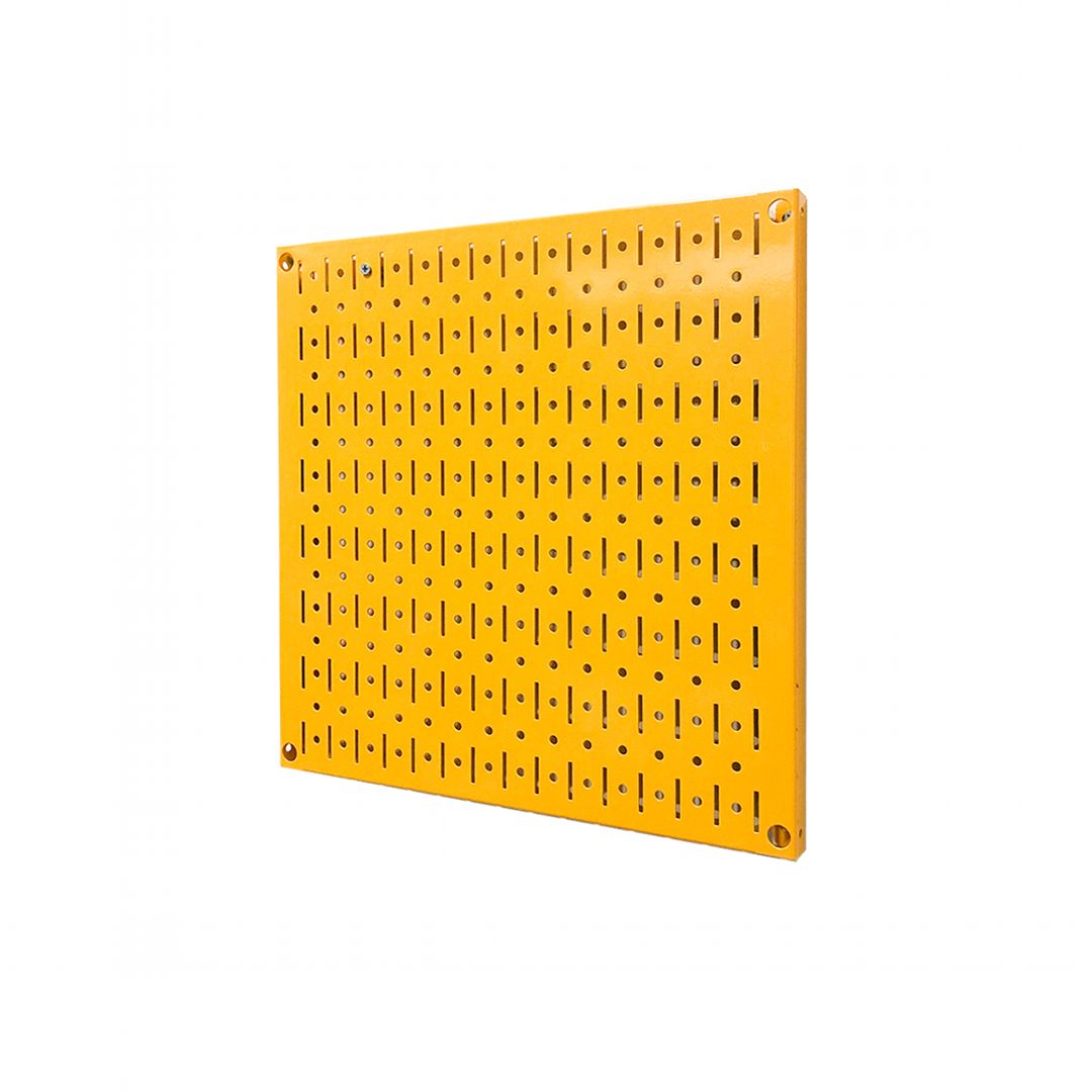 Bảng treo dụng cụ Pegboard vuông 40×40 – Vàng