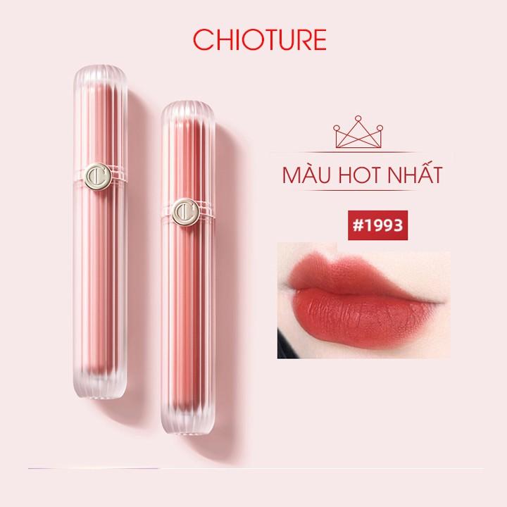 Son kem Chioture Matte Liquid màu nhung lì mềm mịn không gây khô môi 2.1g