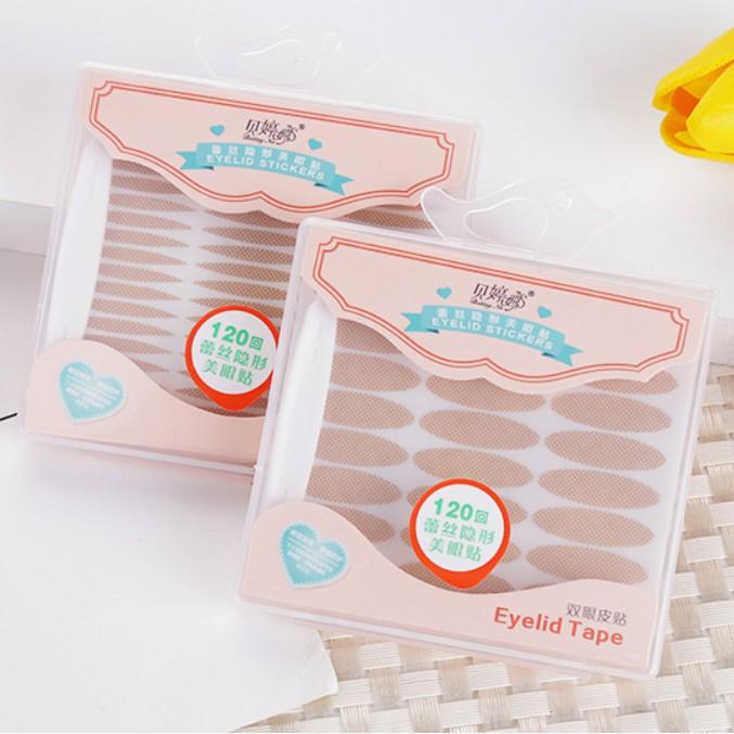 Hộp 120 miếng dán kích mí Eyelid Stickers kèm cây kích mí