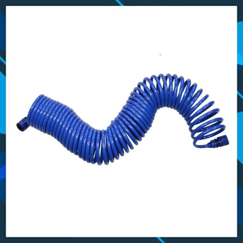 Bộ vòi xịt nước tưới cây đa năng tăng áp lực nước kèm dây tưới dạng lò xo co dãn 701-1814 loại 10m