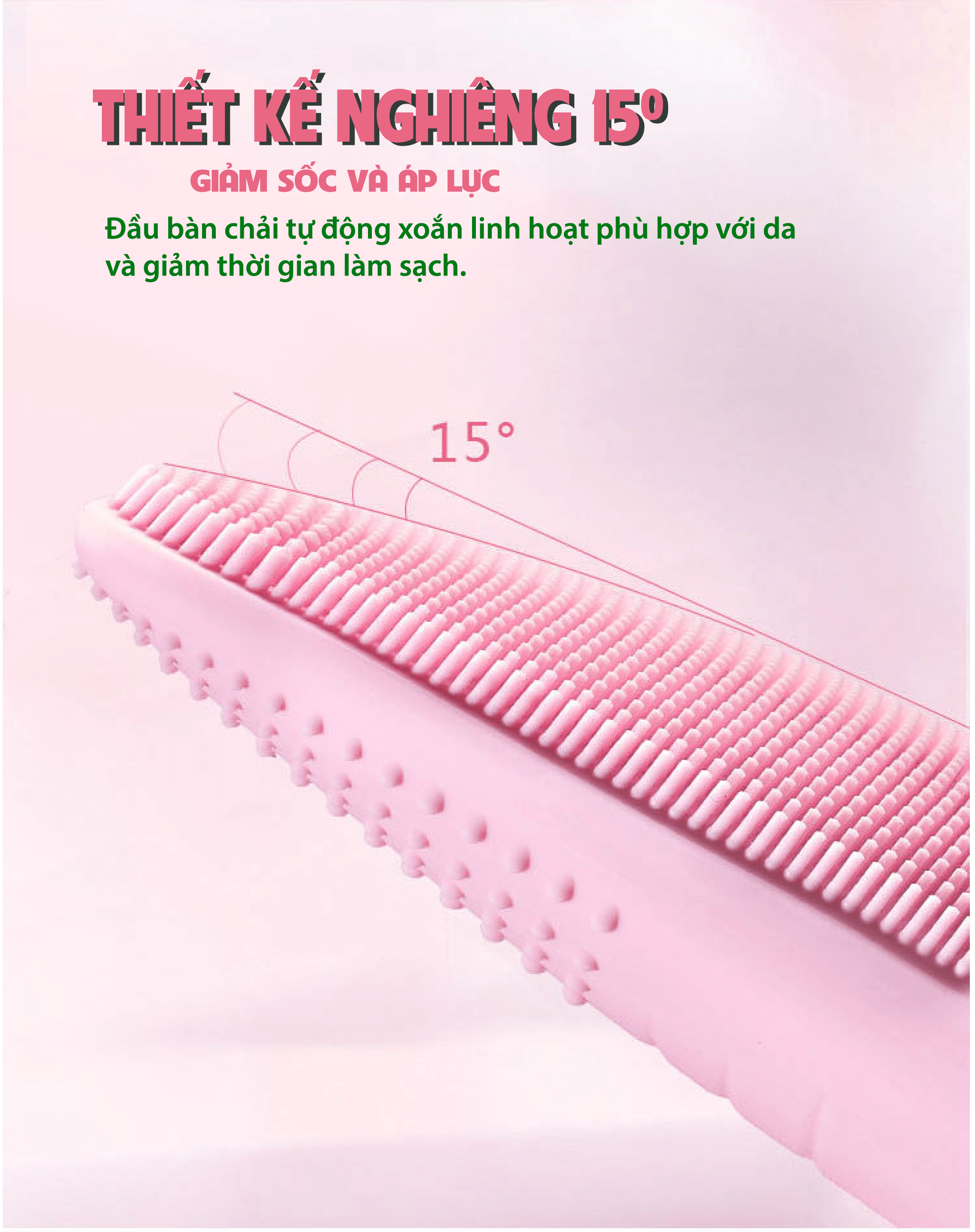 Máy Rửa Mặt, Massage Mặt AIKEDILI FICAL BRUSH &amp; MASSAGER Rung Siêu Âm (T-SONIC Vibration)