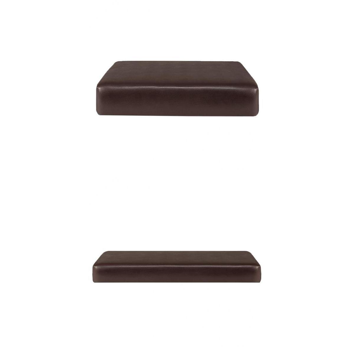 2 PU Seat Cushion Slip Furniture for Sofa Couch Coffee