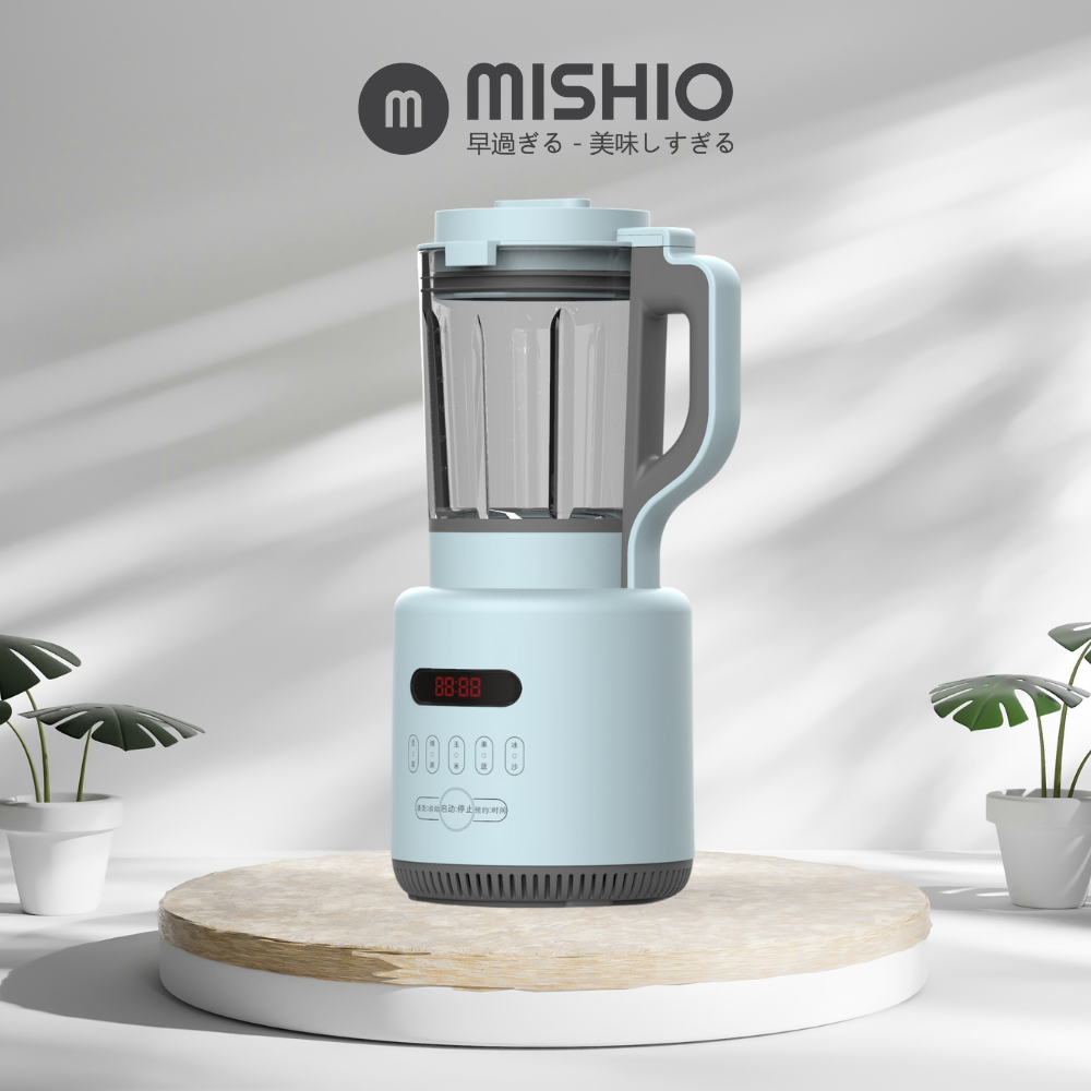 Máy chế biến thực phẩm, nấu cháo, làm sữa siêu mịn Mishio - Hàng chính hãng