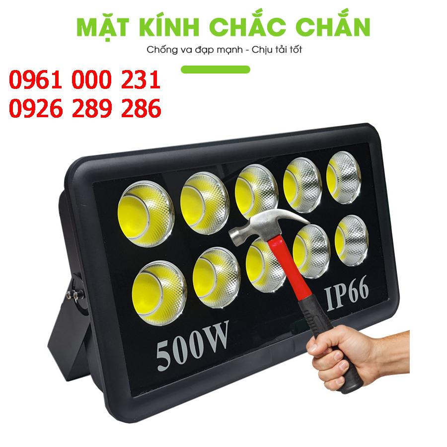 Đèn Pha LED cốc 500W ánh sáng trắng