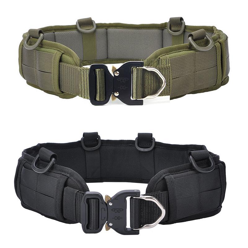 Chiến Thuật Quân Đội Thắt Lưng Nam Molle Trận Dây Airsoft Quân Đội Chiến Đấu Ngoài Trời CS Săn Bắn Bóng Sơn Lót Dây Lưng Bộ Có Thể Điều Chỉnh