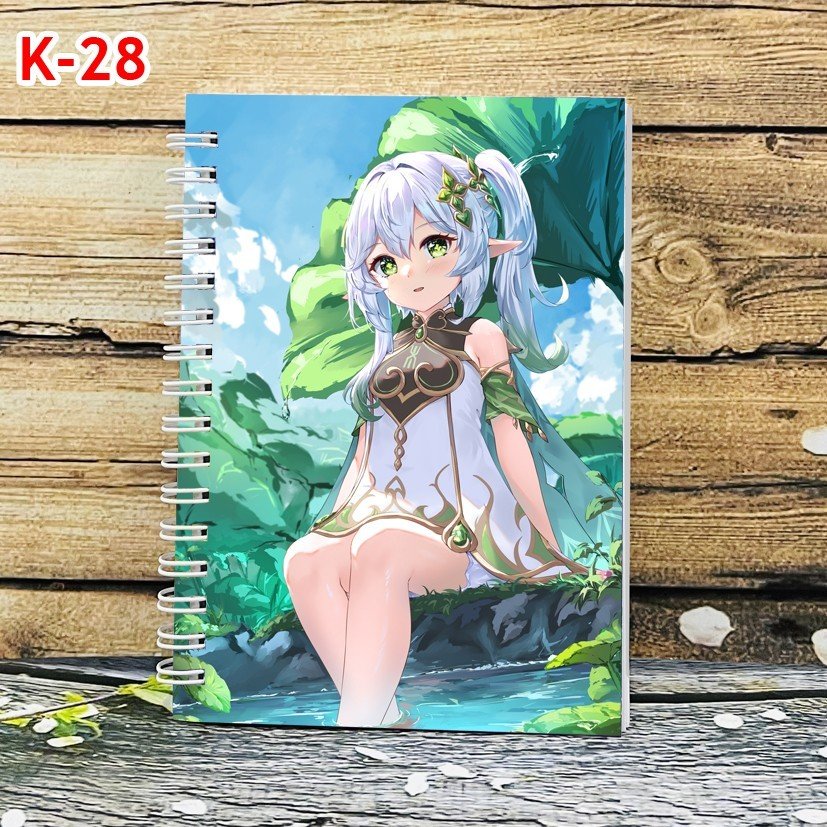 ￼Sổ viết Nahida genshin impact a6 200 trang / sổ tay hình nahida genshin impact