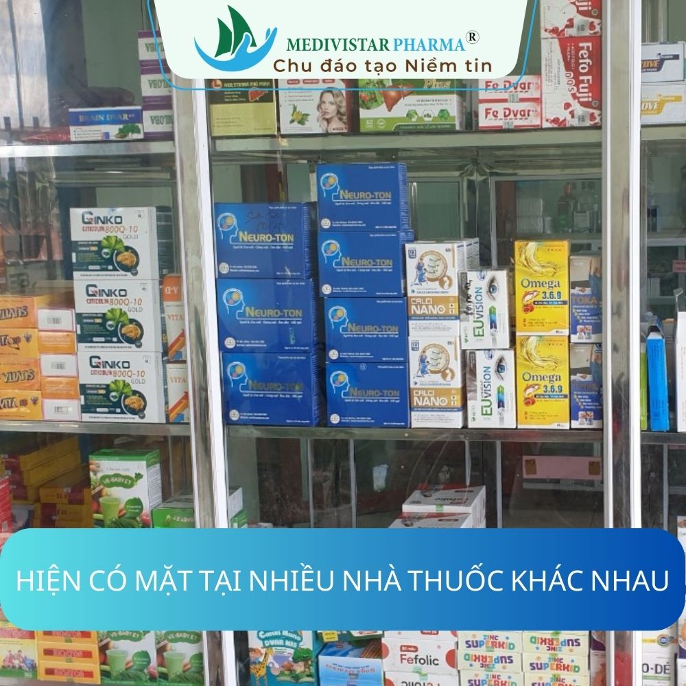 Bổ Não NEUROTON Dành Cho Người Già Hỗ Trợ Cải Thiện Mất Ngủ, Suy Giảm Trí Nhớ, Tăng Cường Tuần Hoàn Máu 60 Viên/Hộp