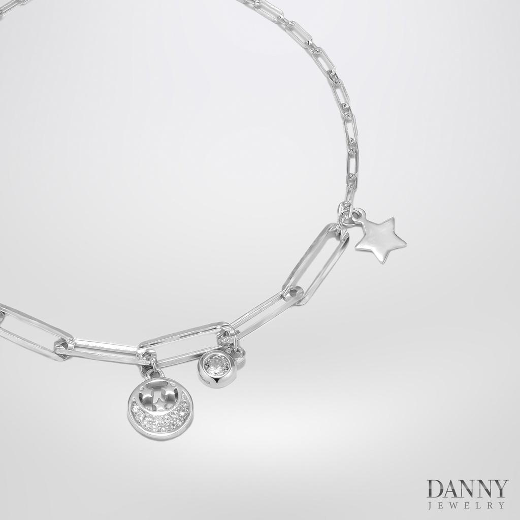 Lắc Bạc 925 Danny Jewelry Mắc Xích Đính Phụ Kiện LACY77/LACY107