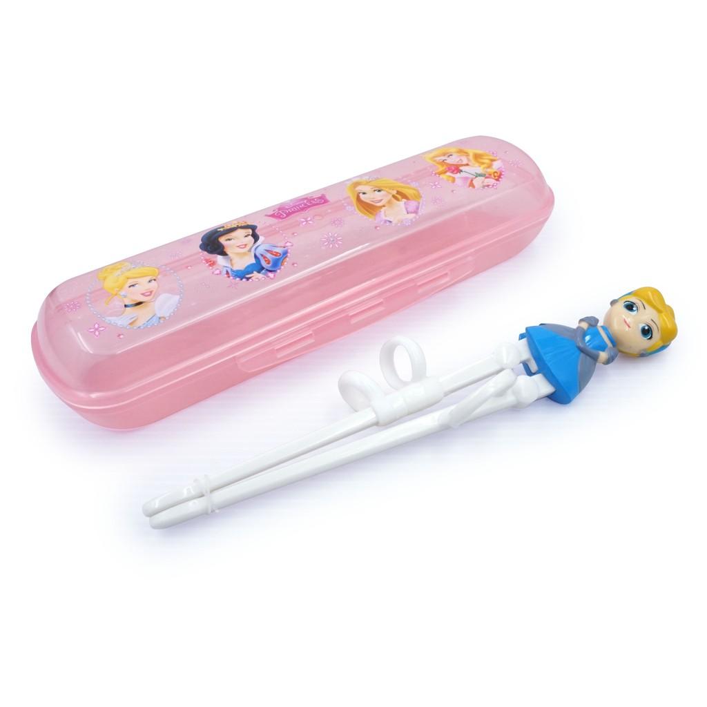 Đũa tập ăn 3D Disney kèm hộp đựng tiện lợi cho bé