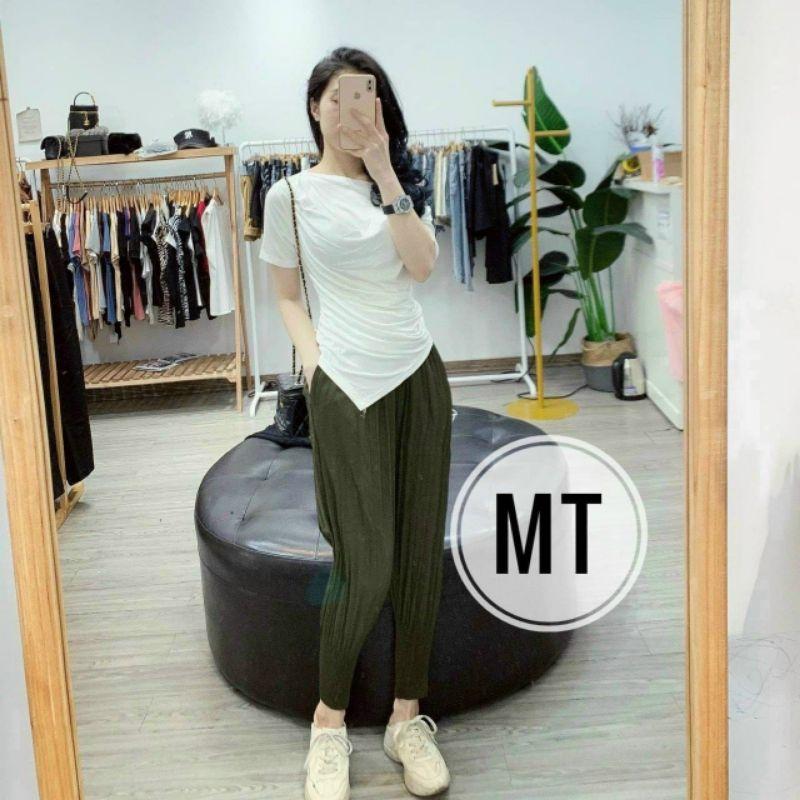 BỘ ÁO VẠT XÉO PHỐI QUẦN DÀI