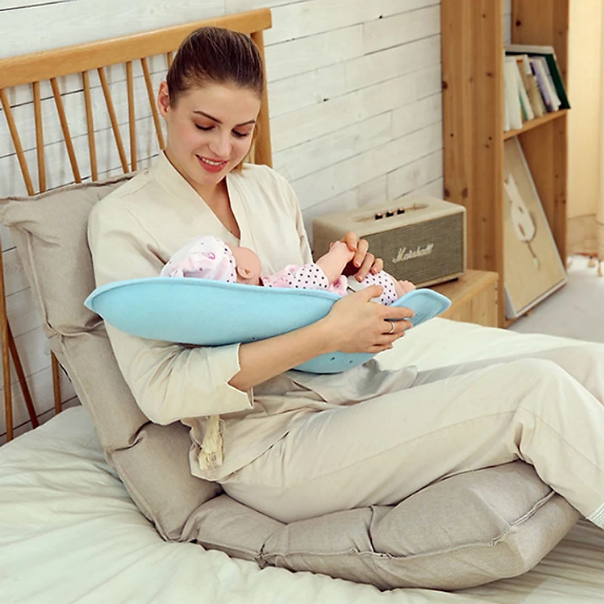 It shop - Bộ Tựa Bé Bú , Ru Ngủ MAMA XPE + Tặng kèm đệm lót và dây đeo