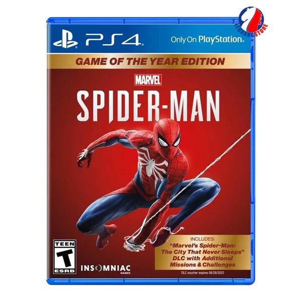 Marvel's Spider Man Game of the Year Edition | PS4 | Hệ Ngẫu Nhiên | Hàng Chính Hãng