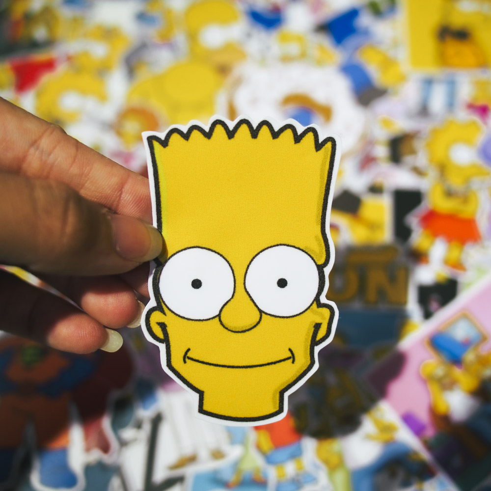 Set 100 sticker hình dán - The Simpsons