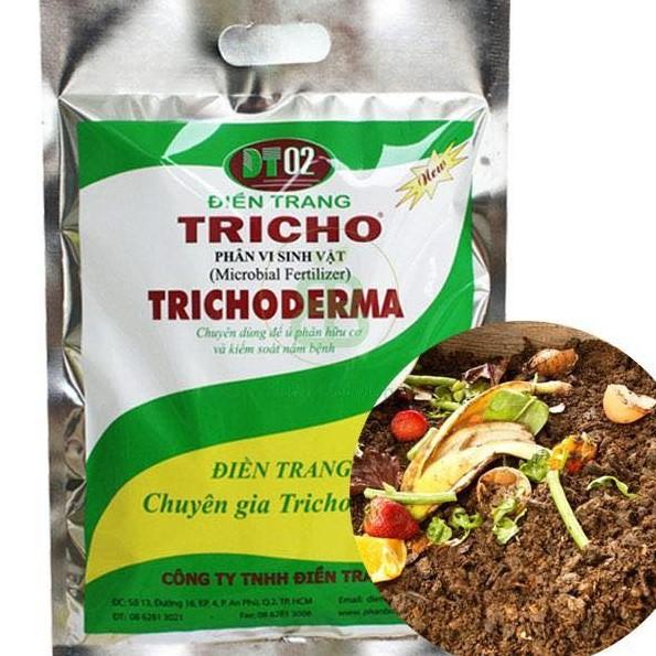 Phân Vi Sinh, Men Ủ Phân - Chế Phẩm Sinh Học Trichoderma (Nấm Đối Kháng) Túi 1Kg