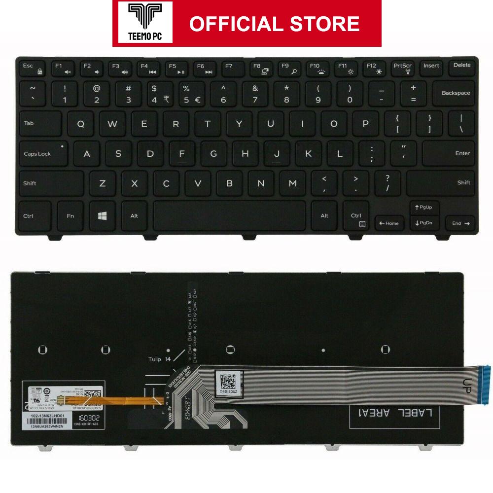 Bàn Phím Cho Laptop Dell Vostro 5458 5489 Latitude 3450 Có Đèn Nền TEEMO PC KEY876