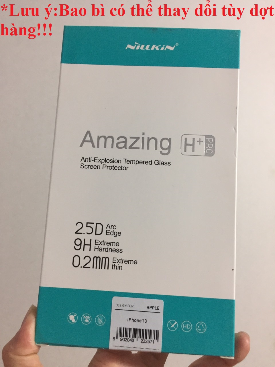 Cường lực full màn hình 0.2mm không viền cho iP 13/ 13 Pro / 14 Nillkin Amazing H+Pro _ Hàng chính hãng