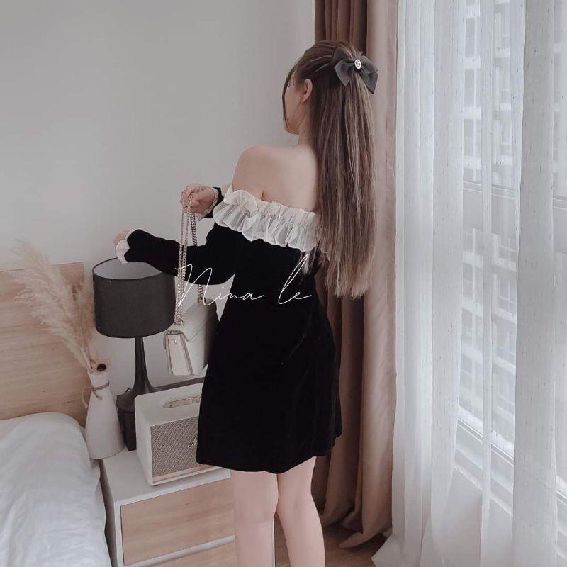 ĐẦM TRỄ VAI TAY DÀI ĐI DẠO PHỐ XINH XẮN