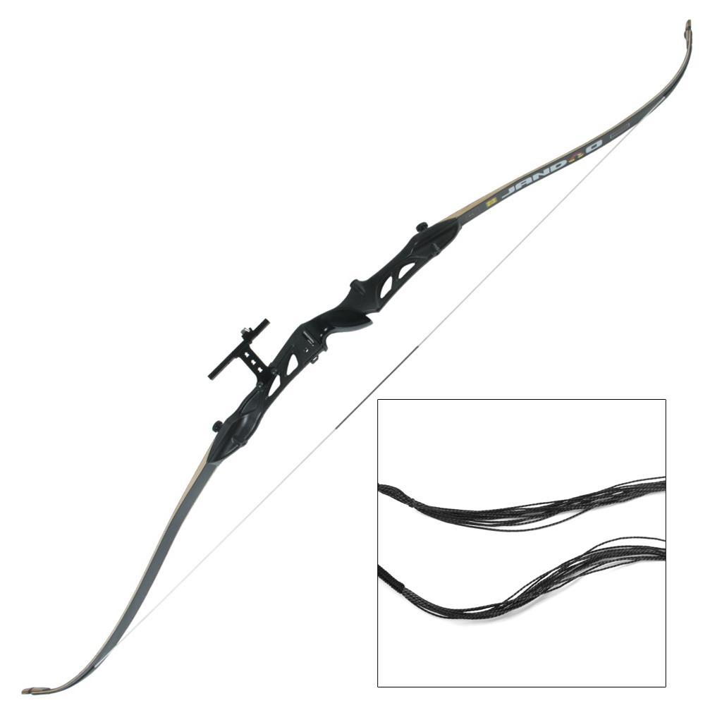 2x Archery 57in Bow String Bowstring for Recurve Long Bow Hunting