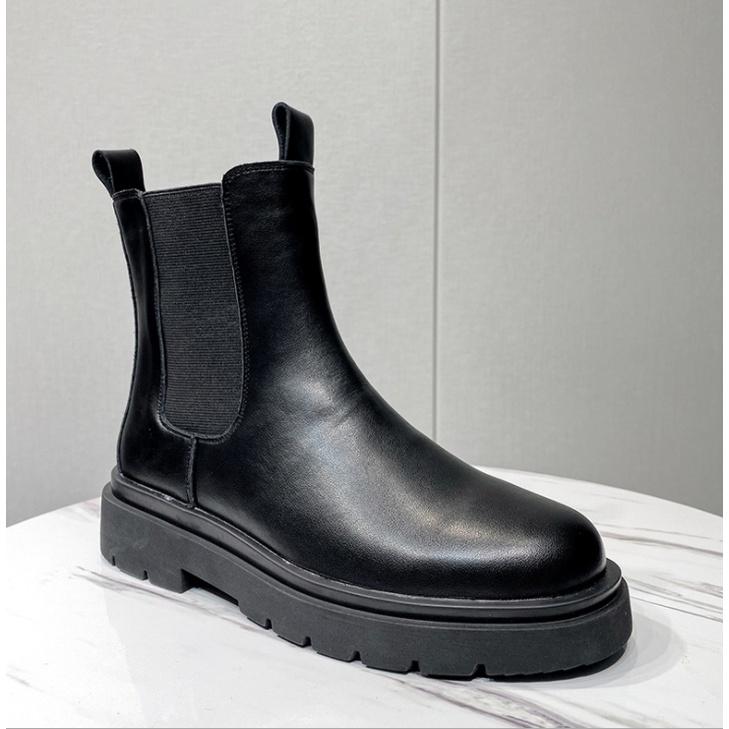 Giày bốt da nam - Chelsea Boots - tăng chiều cao 7 cm (Hàng siêu cấp)