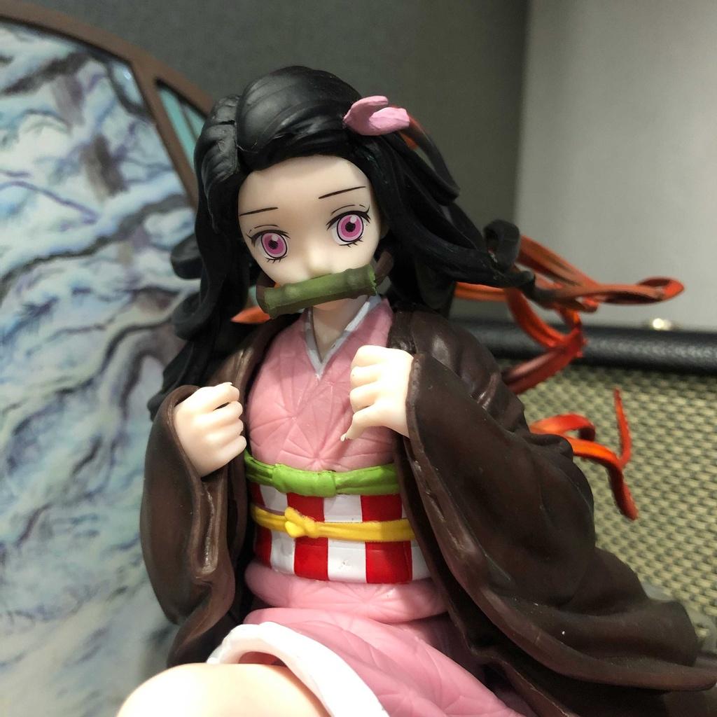 Mô hình Kamado Nezuko bên cửa sổ 28 cm - Kimetsu No Yaiba