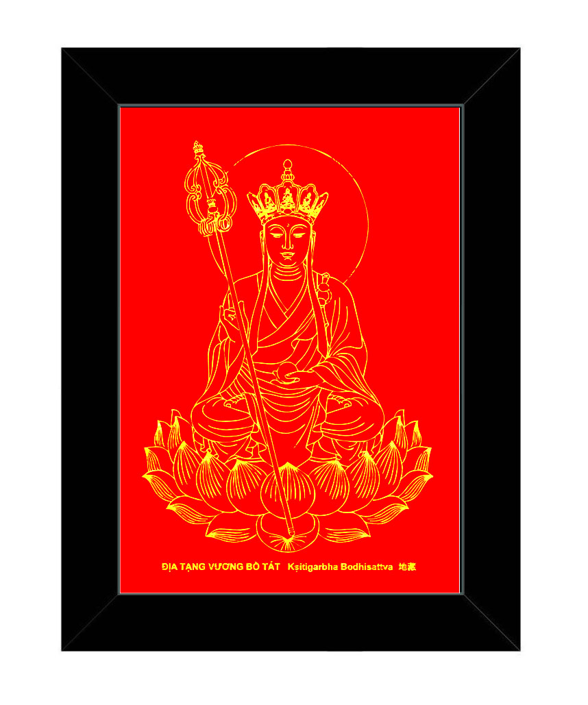 Tranh Địa tạng vương bồ tát