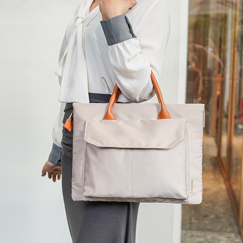 Laptop Mới Túi Xách Cho MacBook Air Pro 14 15.6 Inch Đa Năng Bỏ Túi Thời Trang Kinh Doanh Notebook Laptop Đựng Túi nam Nữ