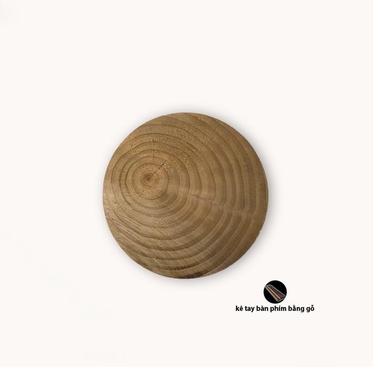 Lót ly, lót cốc, đế đa năng 9cm gỗ tự nhiên