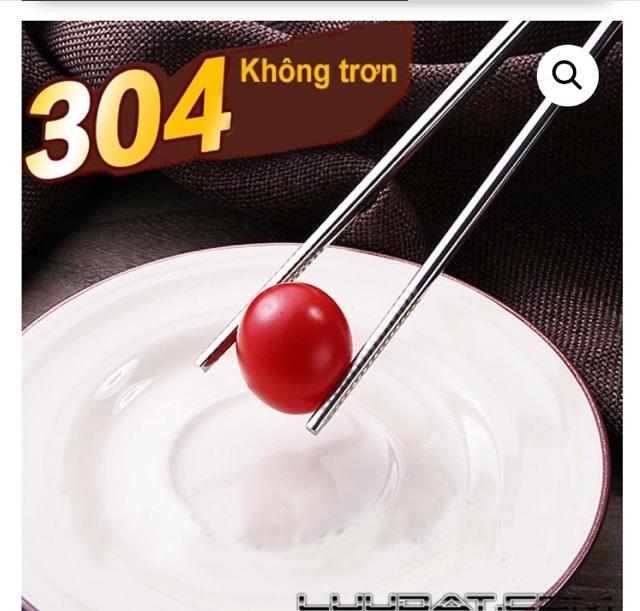 Đũa inox 304 cao cấp Hàn Quốc