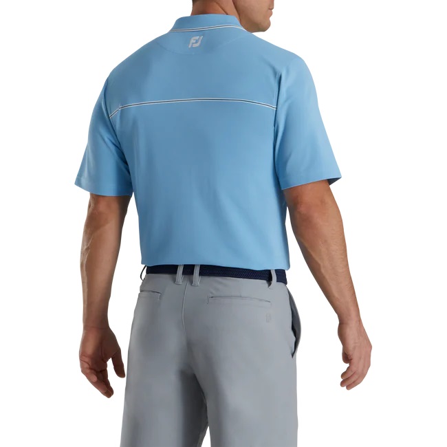 Áo Polo Golf Nam Footjoy FJ Small Details Stretch Pique, Knit Collar - 87054