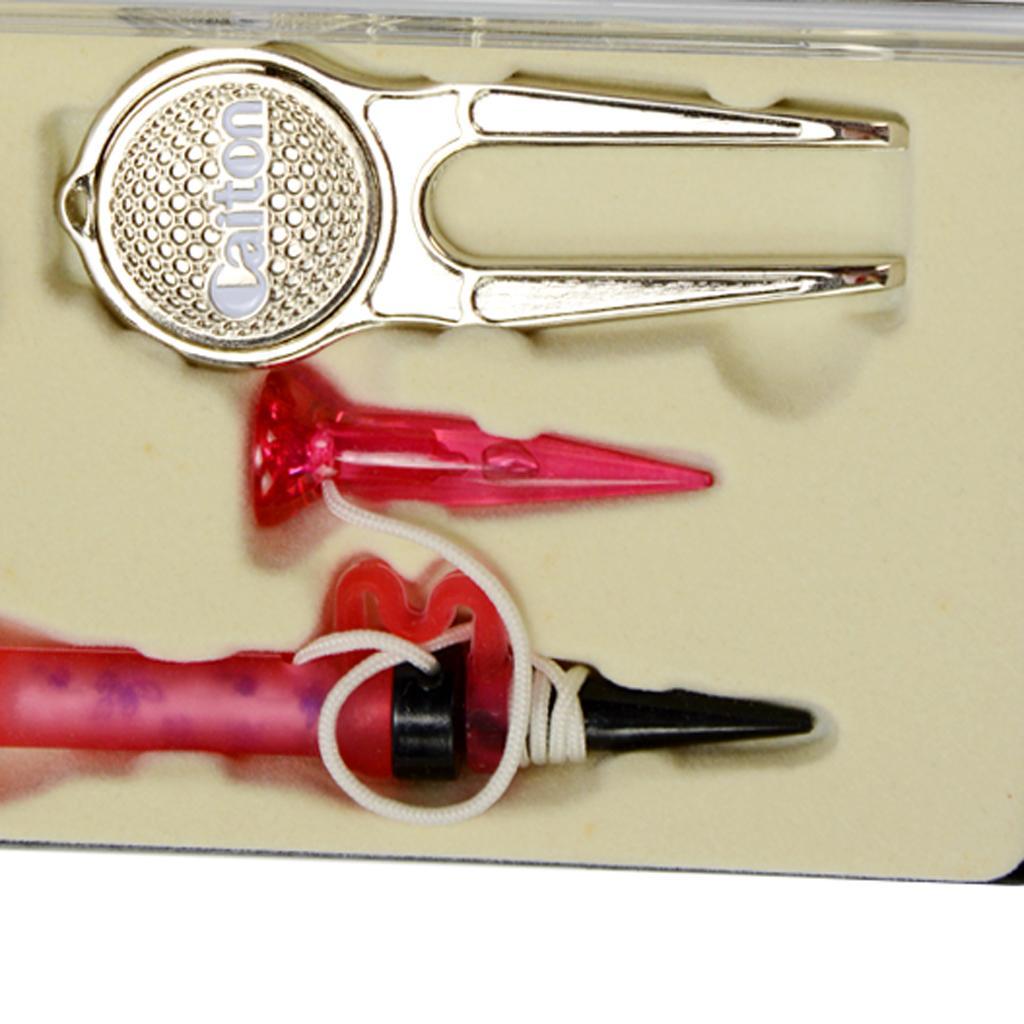 Golf Ball Marker Hat Clip Repair Tool Golf Tee Gift