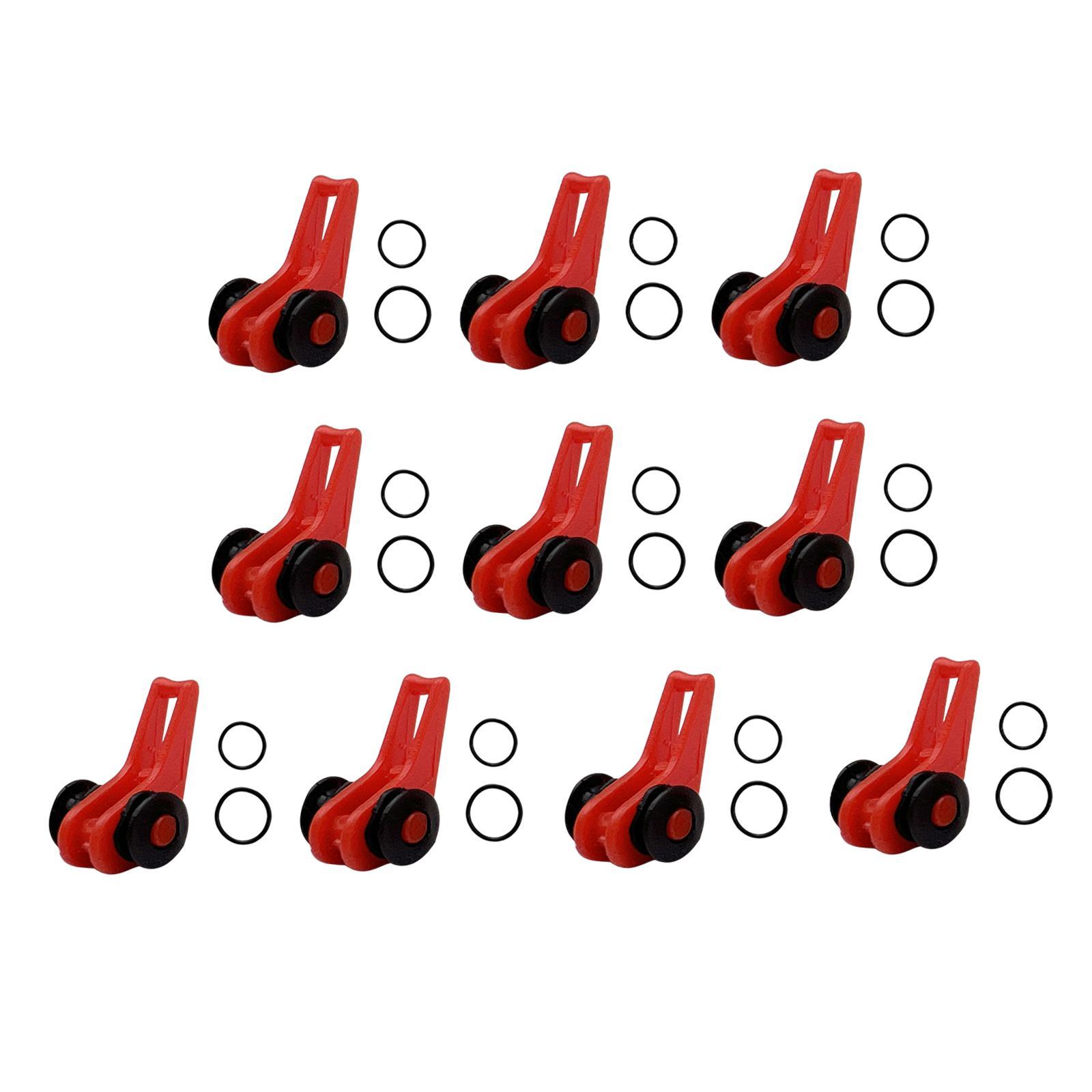 10 Pieces Fishing Hooks Keeper Fishing Pole Hook Keeper Fishing Lures Holder Fishing Rod Hook Holder Practical Fishing Rod Hook Keepers