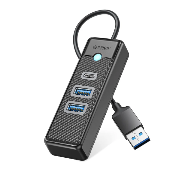 Bộ Chia Orico USB-A sang 2 cổng USB 3.0 5Gbps + 1 cổng TypeC 5Gbps PWC2U-U3-015 - Hàng Chính Hãng