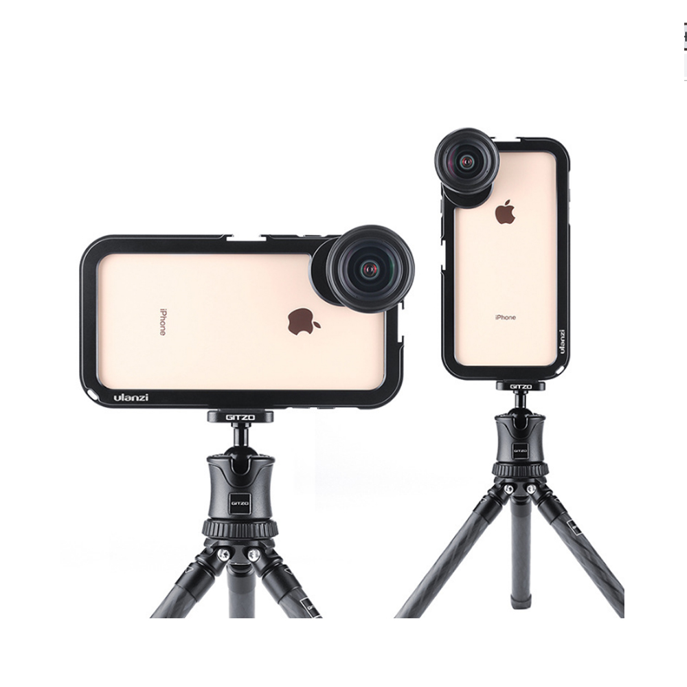 Khung cho điện thoại Smartphone dành riêng cho Iphone xs 5.8inch Video Rig/Grip FUBA3 - Hàng chính hãng