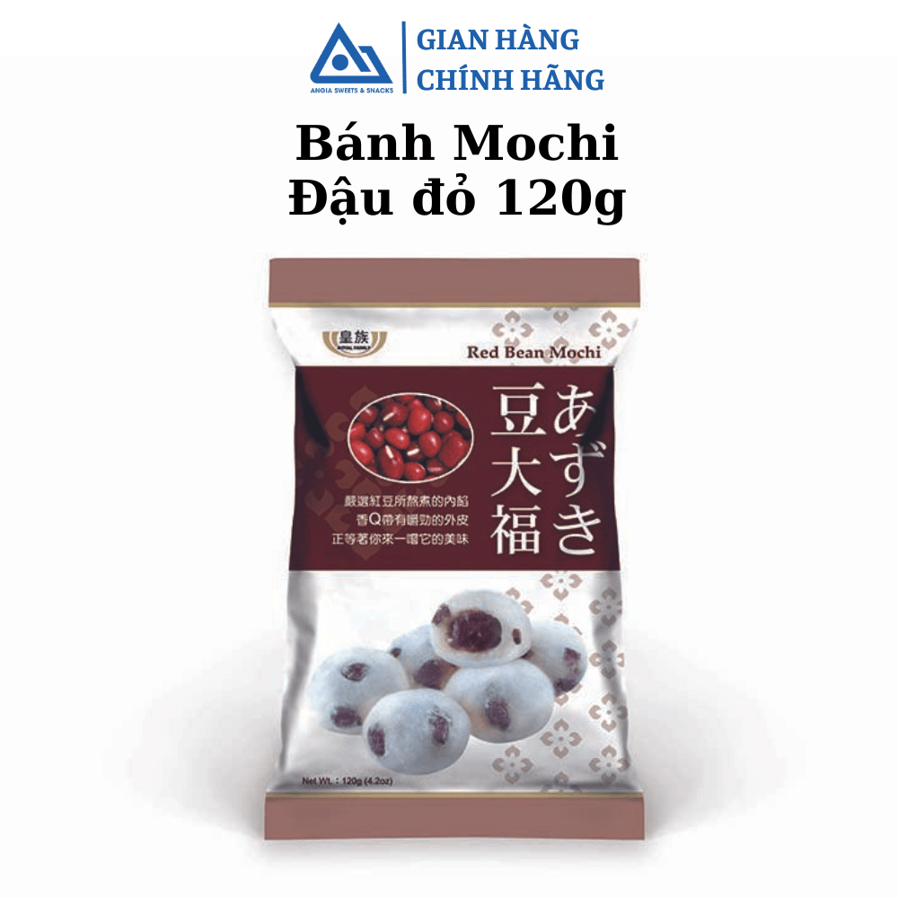 Bánh mochi Đài Loan Royal Family 120g mềm dẻo dinh dưỡng An Gia Sweets Snacks