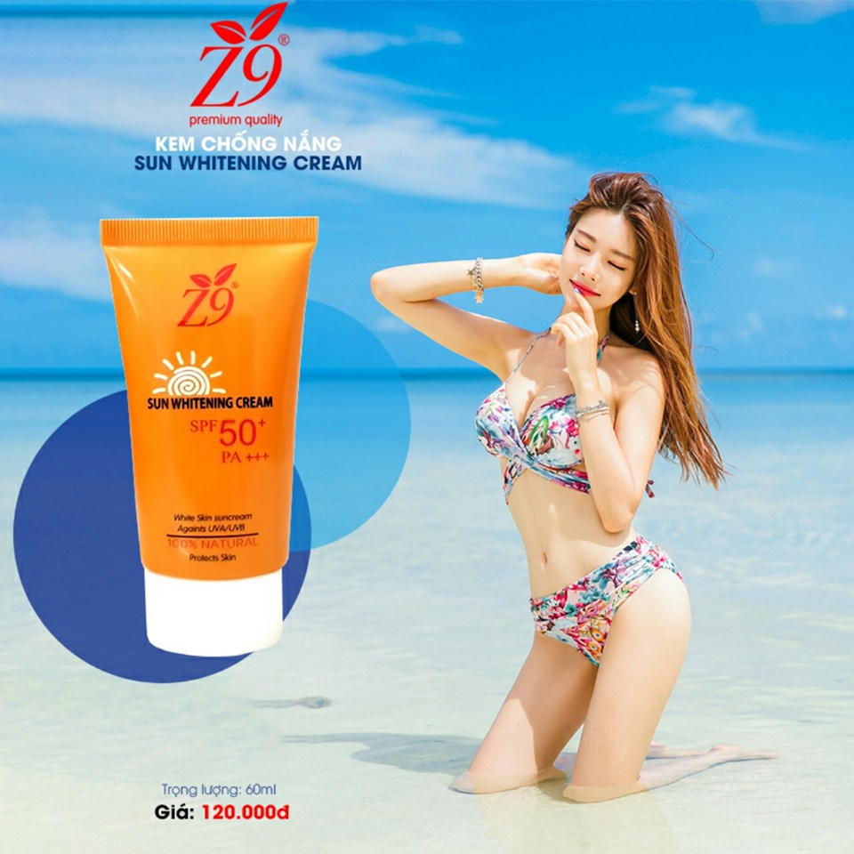 Kem chống nắng Z9 SPF 50PA+++ (60ml) Z24