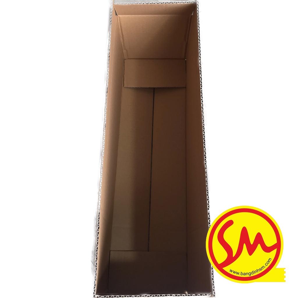 THÙNG CARTON, HỘP GIẤY CARTON 03 size dài 55cm 3 lớp sóng B chuyên dùng ĐÓNG GÓI CÁC SẢN PHẨM, VẬN CHUYỂN DỄ DÀNG