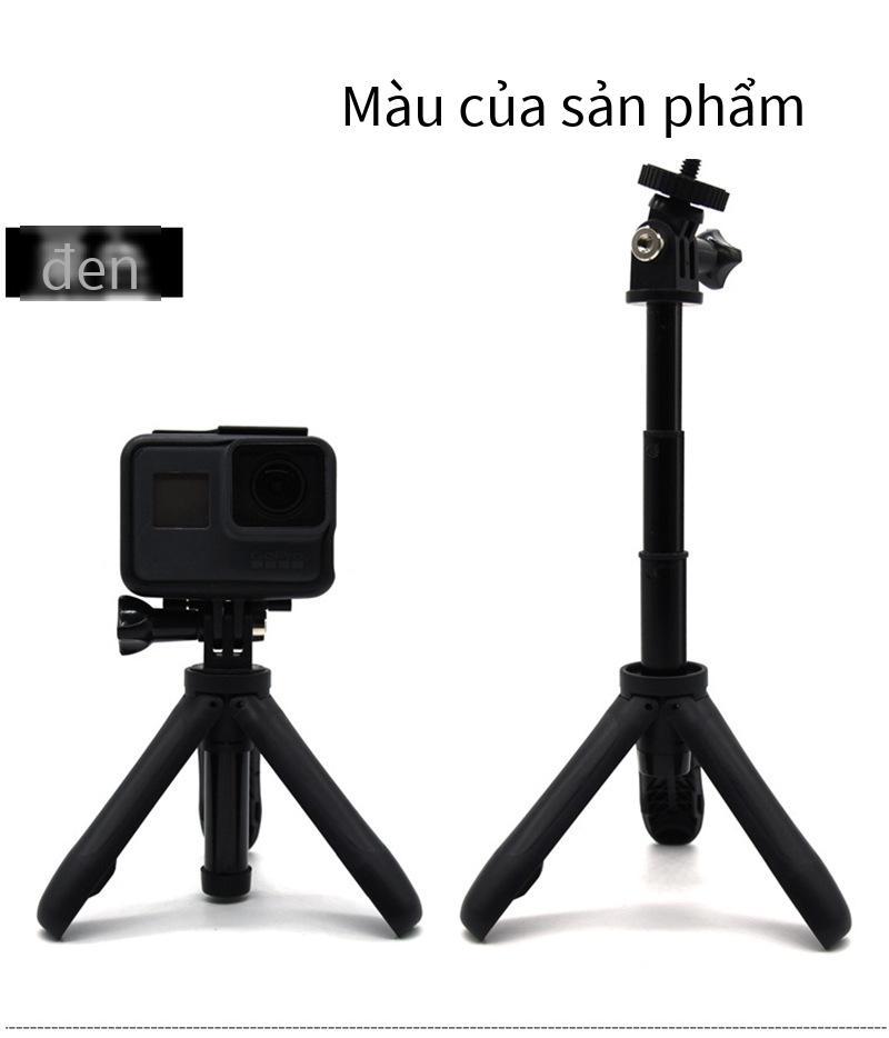 Khuyến mãi phù hợp cho phụ kiện gopro nối dài mini que tripod máy ảnh selfie stick máy tính để bàn micro hero5/6/7 chân đế