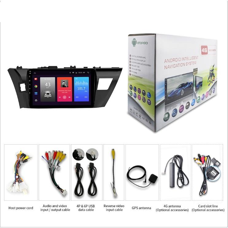 Màn Hình 10 inch Cho Xe ALTIS 2014-2017, Đầu DVD Android Tiếng Việt Kèm Mặt Dưỡng Giắc Zin Xe TOYOTA ALTIS
