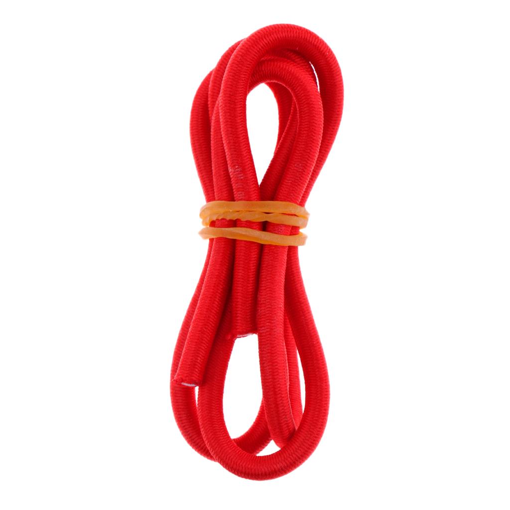 Red 4mm Marine Bungee Rope Shock Cord Car Truck Roof Racks Trailers Boats Kayaks Tie Down 0.5 1 2 3 20 30 50 75m