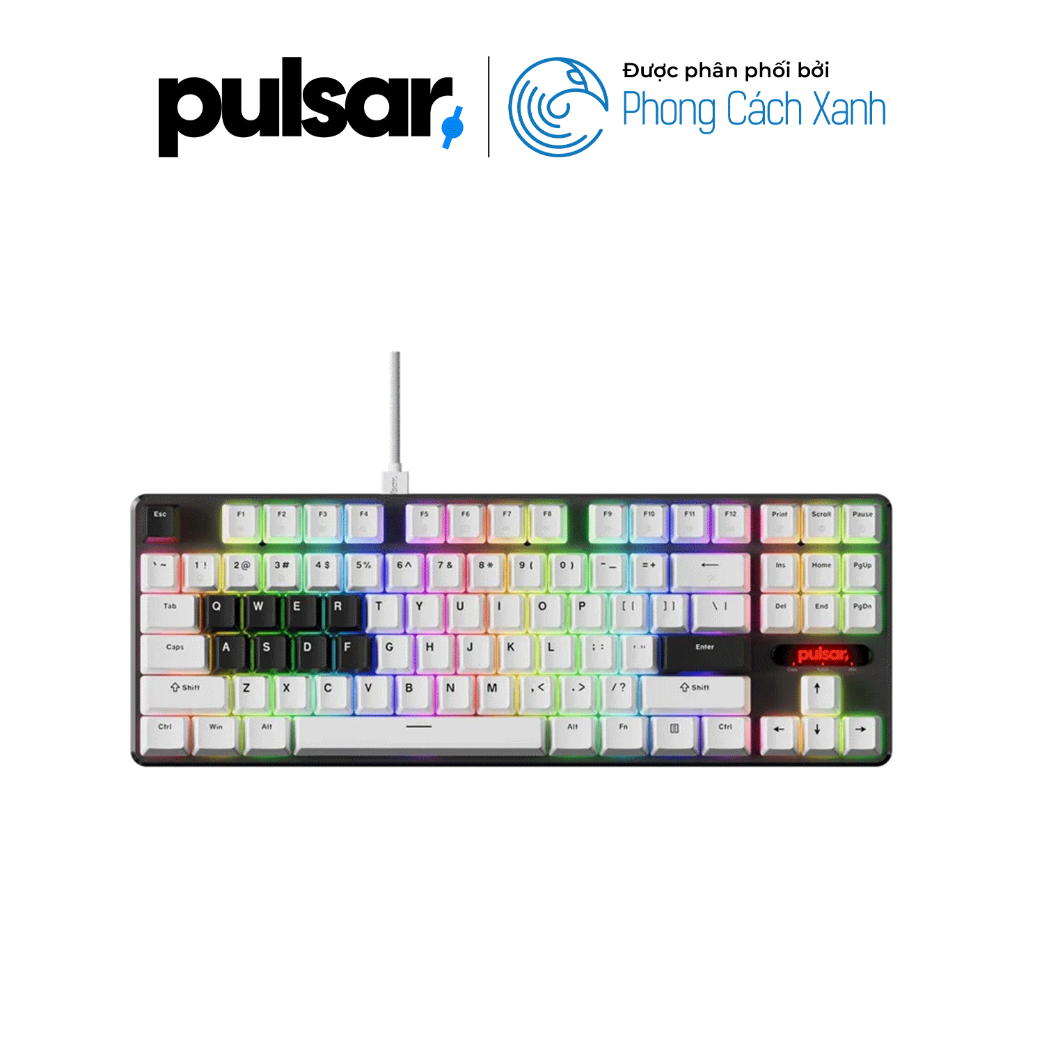 Bàn phím HE Pulsar PCMK 2 HE TKL ANSI - Hỗ trợ Rapid Trigger - Hàng Chính Hãng